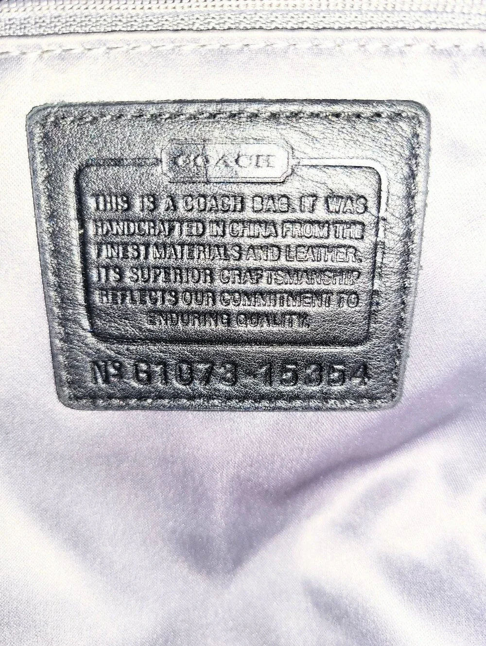 Coach nwot black